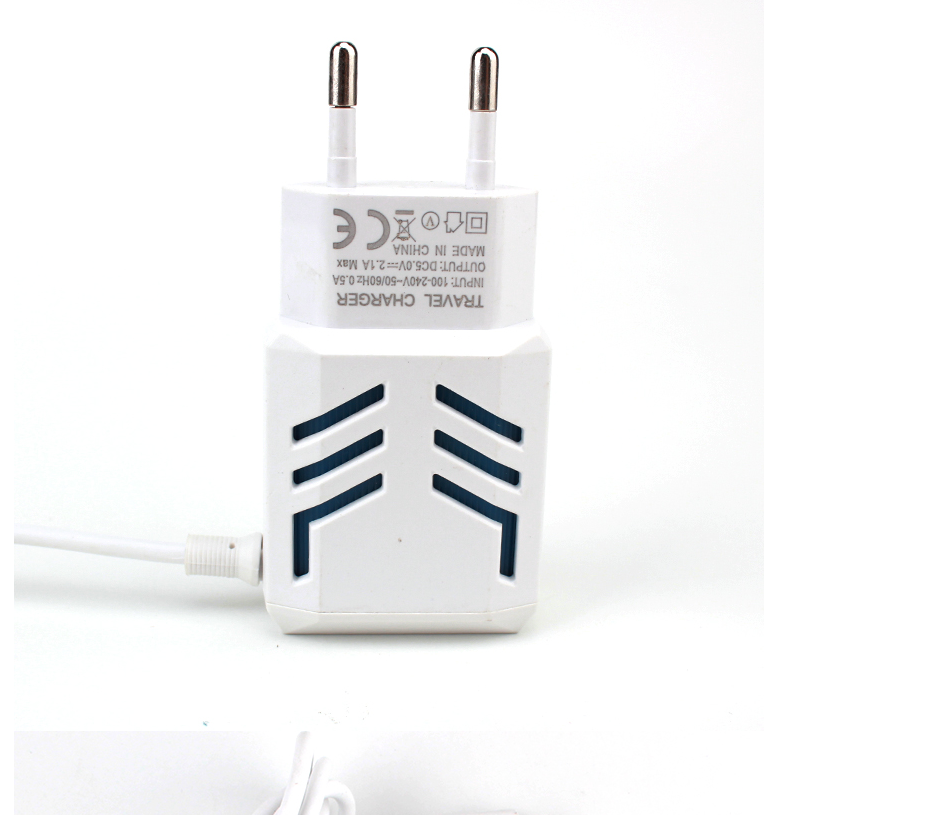 Универсальный адаптер для путешествий робот V8 android micro USB умный мобильный телефон usb настенное зарядное устройство с кабелем США ЕС
