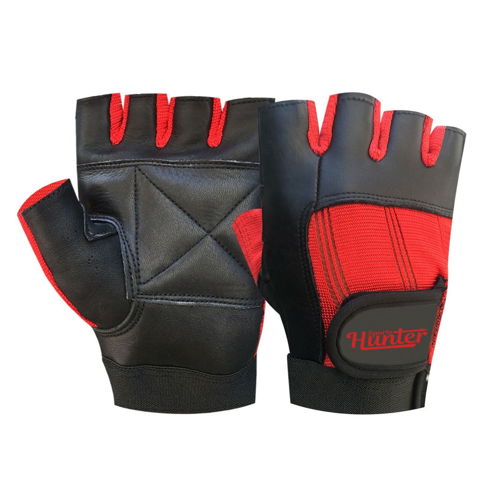 Men's Real Lamb Leather Half Finger Men's Soft Driving Gloves Hand Stitched