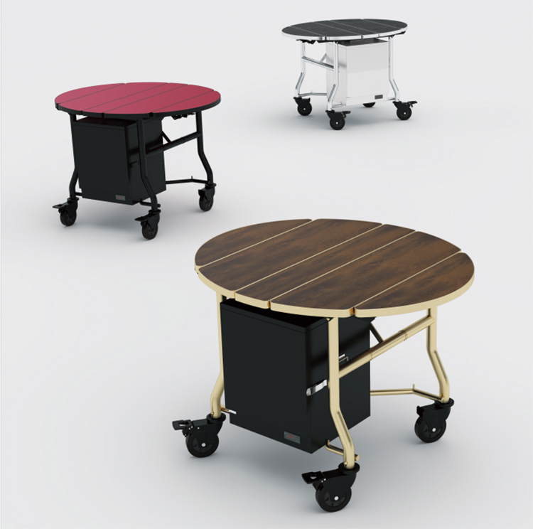room service trolley/hotel food service trolley/mobile food service trolley