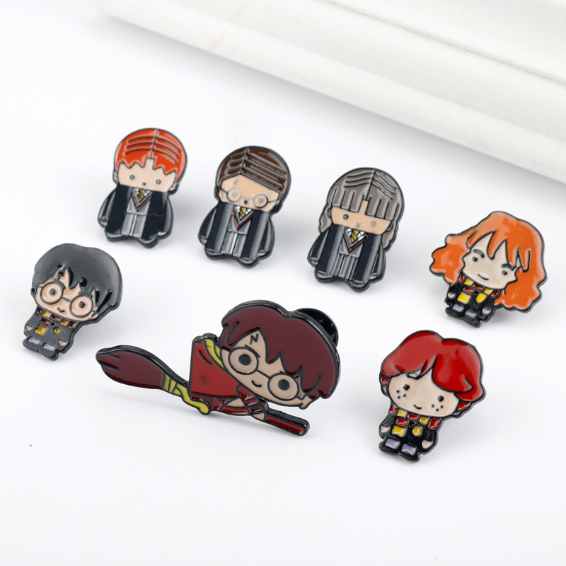 Movie Cartoon Brooch Harry Badge Brooch For Party Gift Souvenir