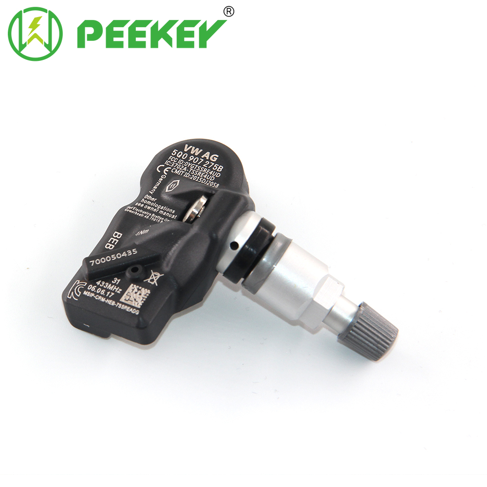 Система контроля давления в шинах tpms 5Q0907275B 5Q0907275 3AA998275 3AA907275 5Q0 907 275B 5Q09072 433 МГц, Автомобильный датчик