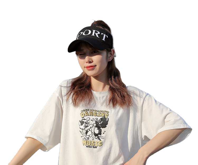 Wholasale Low Moq Cheap blank sunvisor anti uv protection face golf short sun custom Sun visor Sports visor cap&hat
