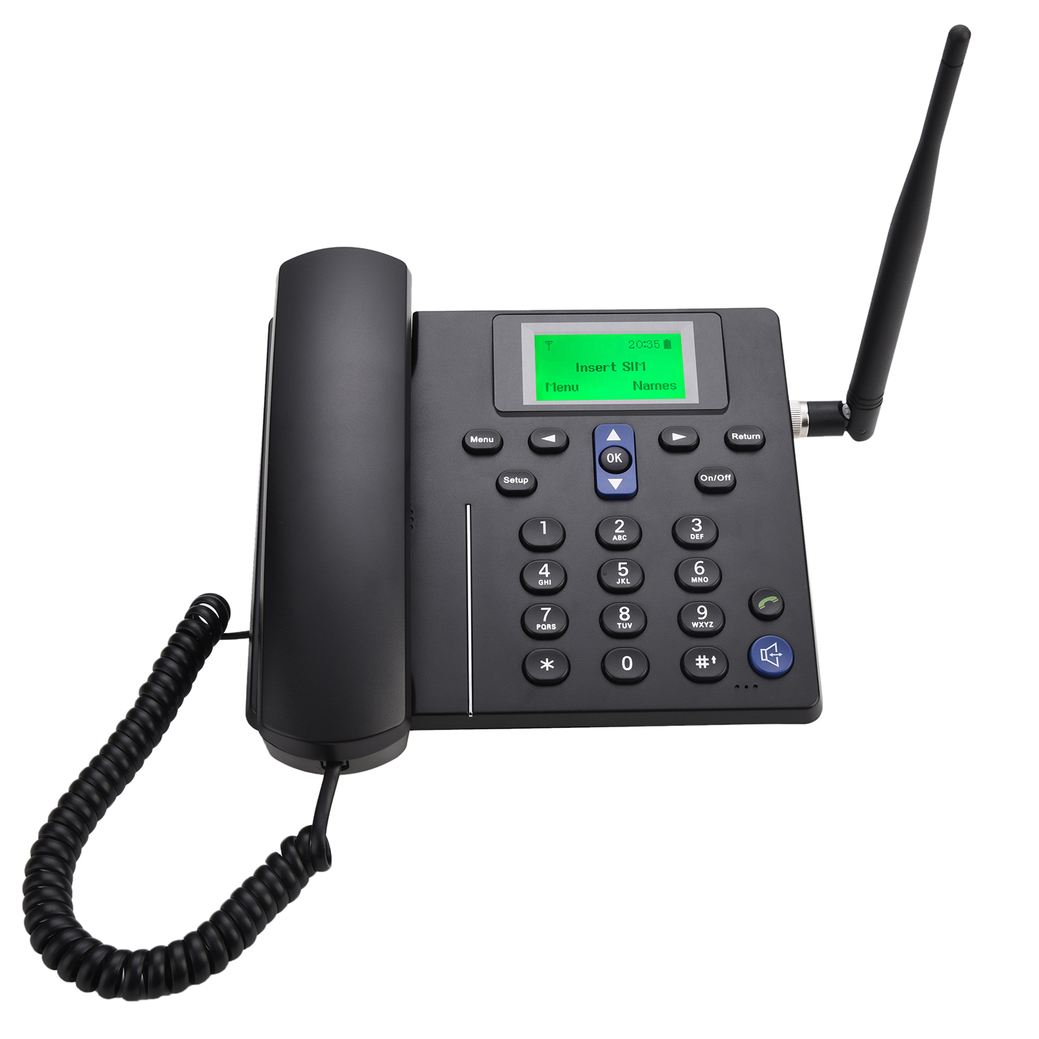 Фиксированный беспроводной телефон 2 sim-карты GSM Настольный телефон SMS GSM850/900/1800/1900 МГц и FM-радио Proolin в наличии