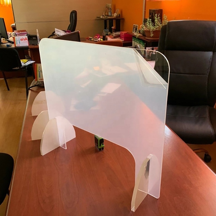 Hot Sale Plexiglass Acrylic Sheet virus Protection Desk Divider Office Virus Sneeze isolation Board