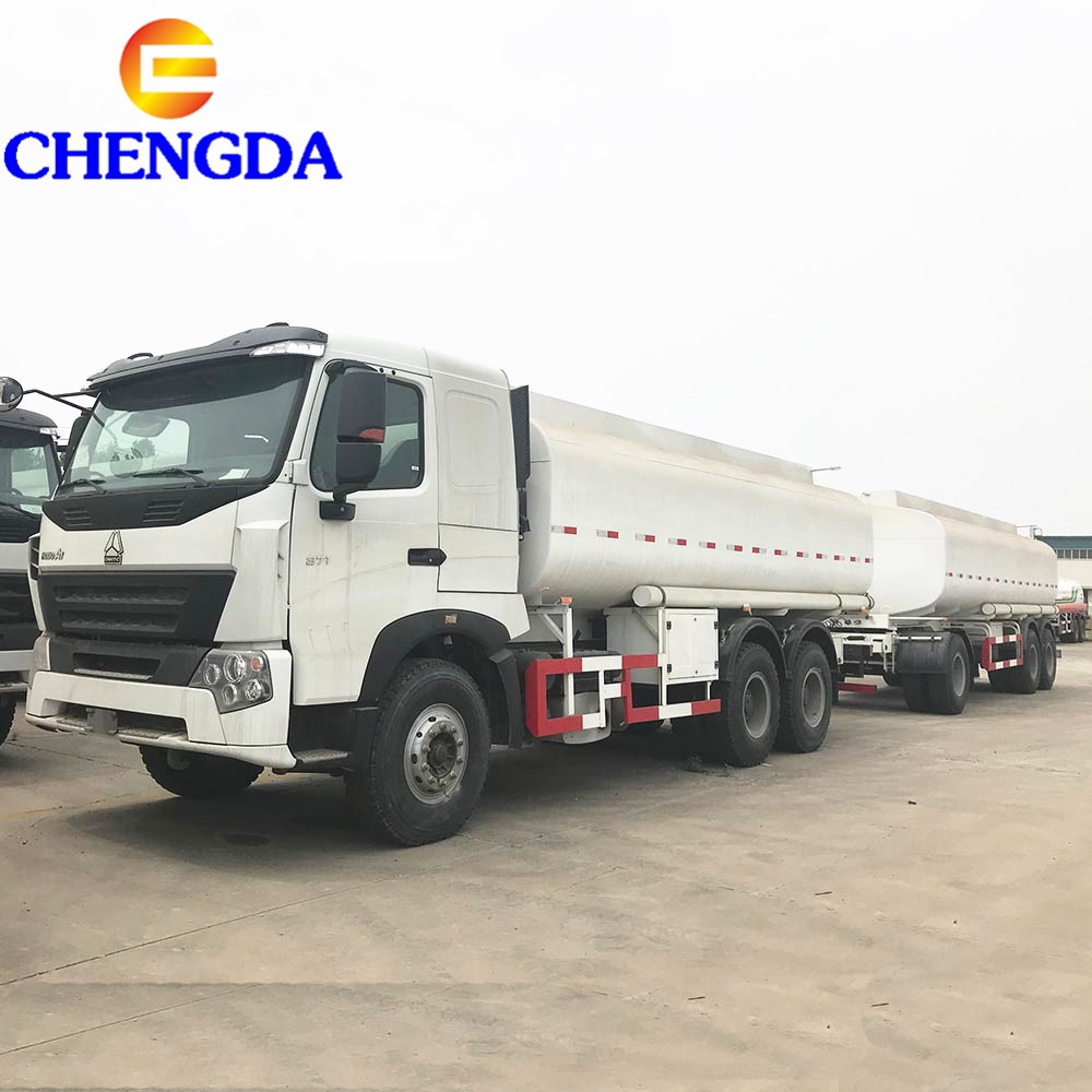 Cheap Used Heavy Duty Sinotruk HOWO A7 EURO2 371 420 HP 6*4 Fuel Tank Tanker Truck For Sale
