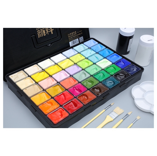 Wholesale Good Quality 24 32 48 Colors Professional Acrylic Paints set of Canvas Painting Any surface 12ml 75ml 100ml 300ml