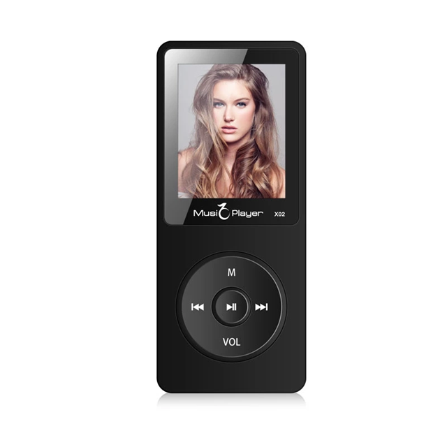 MP3-плеер 1,8 дюймов, 8 ГБ, музыкальный плеер с fm-радио, видеоплеер, электронная книга, mp3 с SD-картой, Hi-Fi