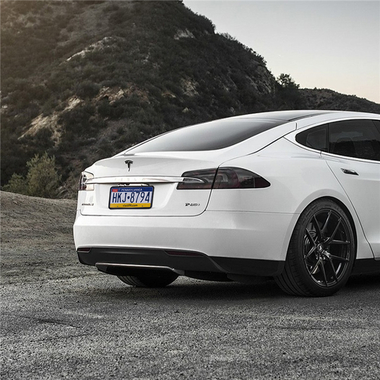 High Quality Custom Folding Silicone Frame License Plate Cover Flexibility For Tesla All Series Model
