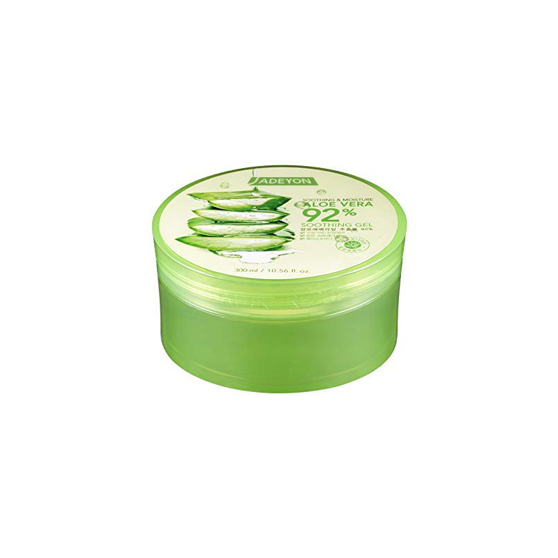 Aloe Vera Gel After Sun Repair Moisturizing Vitamins Collagen 92% Organic Aloe Vera Gel For Face