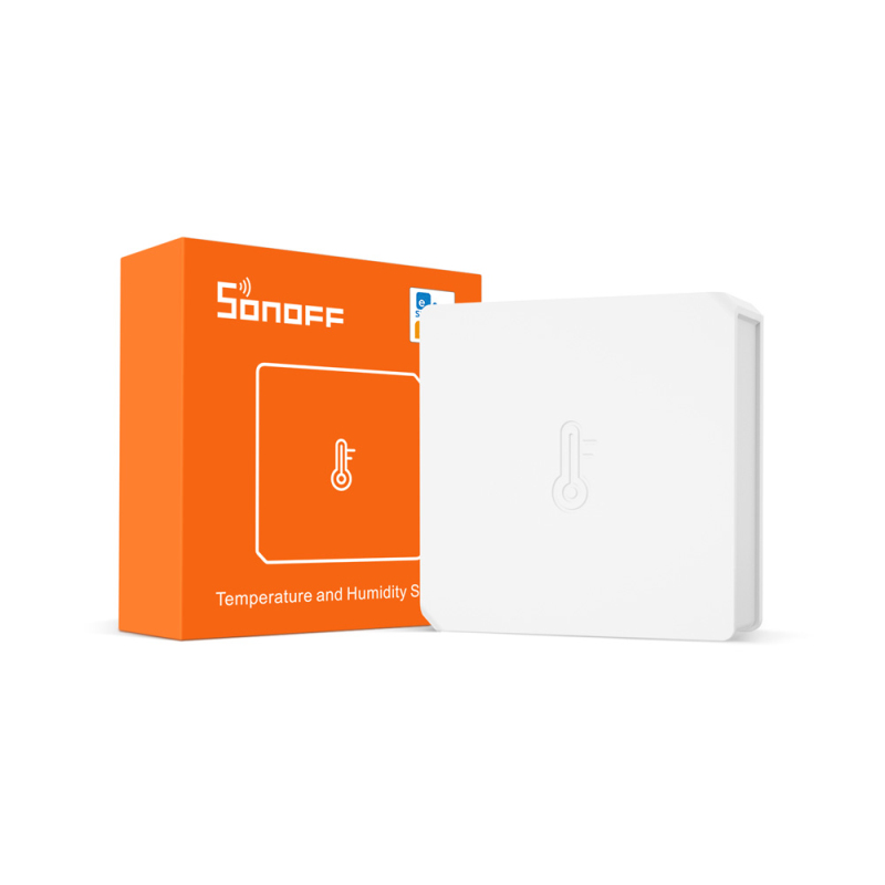 SONOFF SNZB-02 ZigBee датчик температуры и влажности в режиме реального времени понижающее оповещение работает приложение SONOFF ZigBee EWeLink