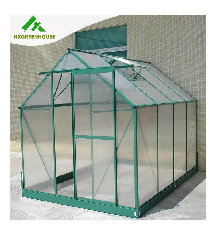 transparent plastic polycarbonate sheet garden green house for vegetables HX65214G