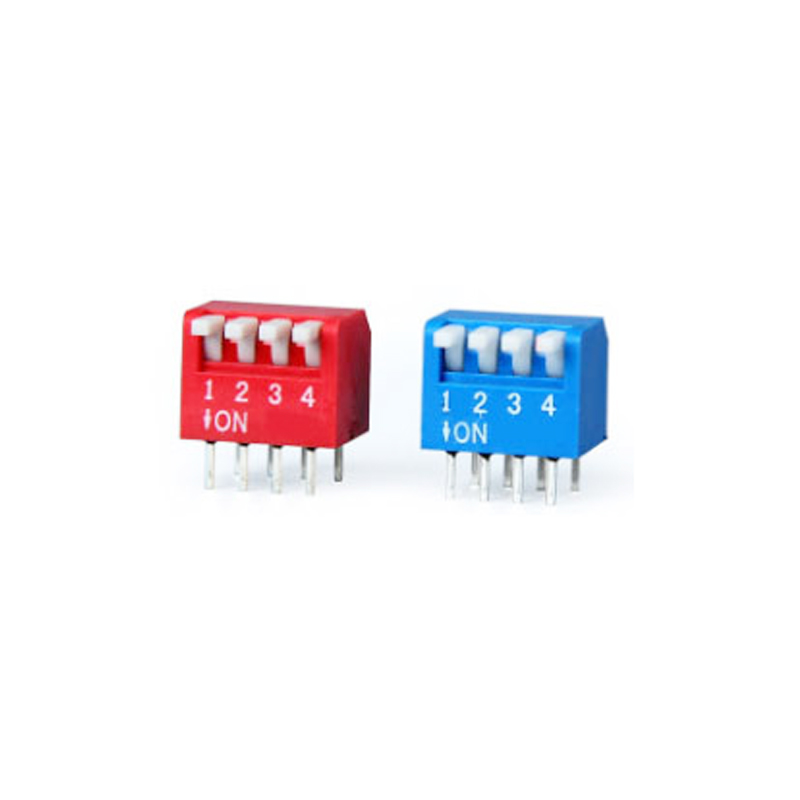 DP-04 2.54mm Piano Type DP Series Dip Switch spdt dip switch 4 pins named dp -4 with dip switch