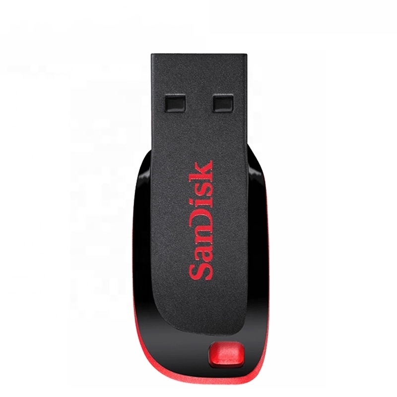 SanDisk флеш-накопитель USB 100%, 32 ГБ, 16 ГБ, 64 ГБ, 128 ГБ, 2,0 ГБ