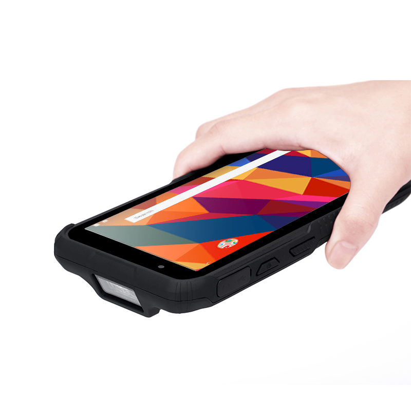 Ручной Водонепроницаемый IP67 6 дюймов 4G LTE 5000 мАч 6 дюймов Прочный android сканер штрих-кода Мини ПК КПК с пистолетной рукояткой
