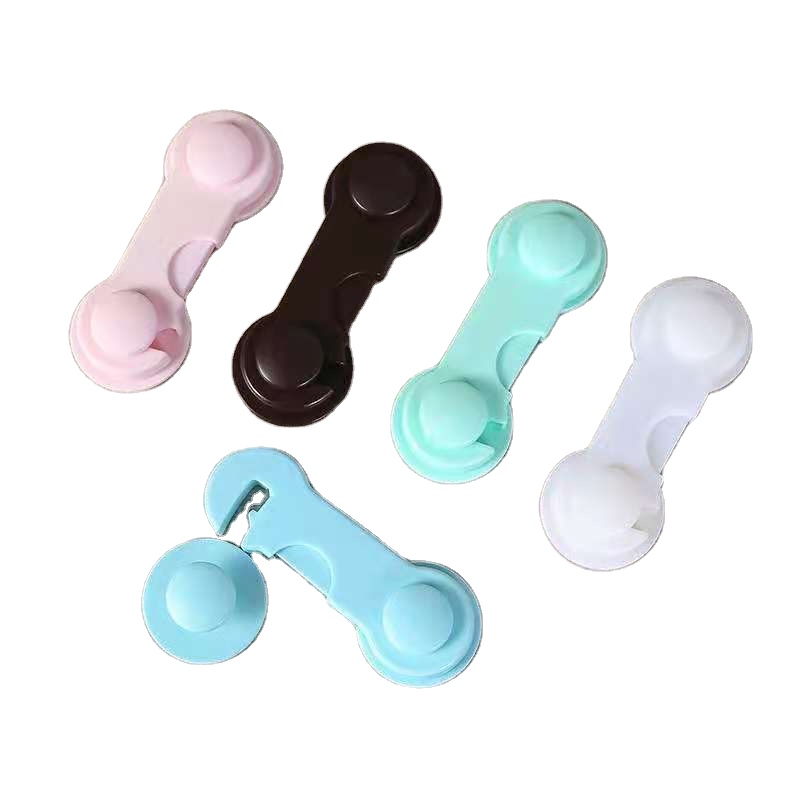 Cabinet Locks Straps Child Safety Latch Baby Proofing Cabinets Drawer Lock with Adhesive Easy Installation
