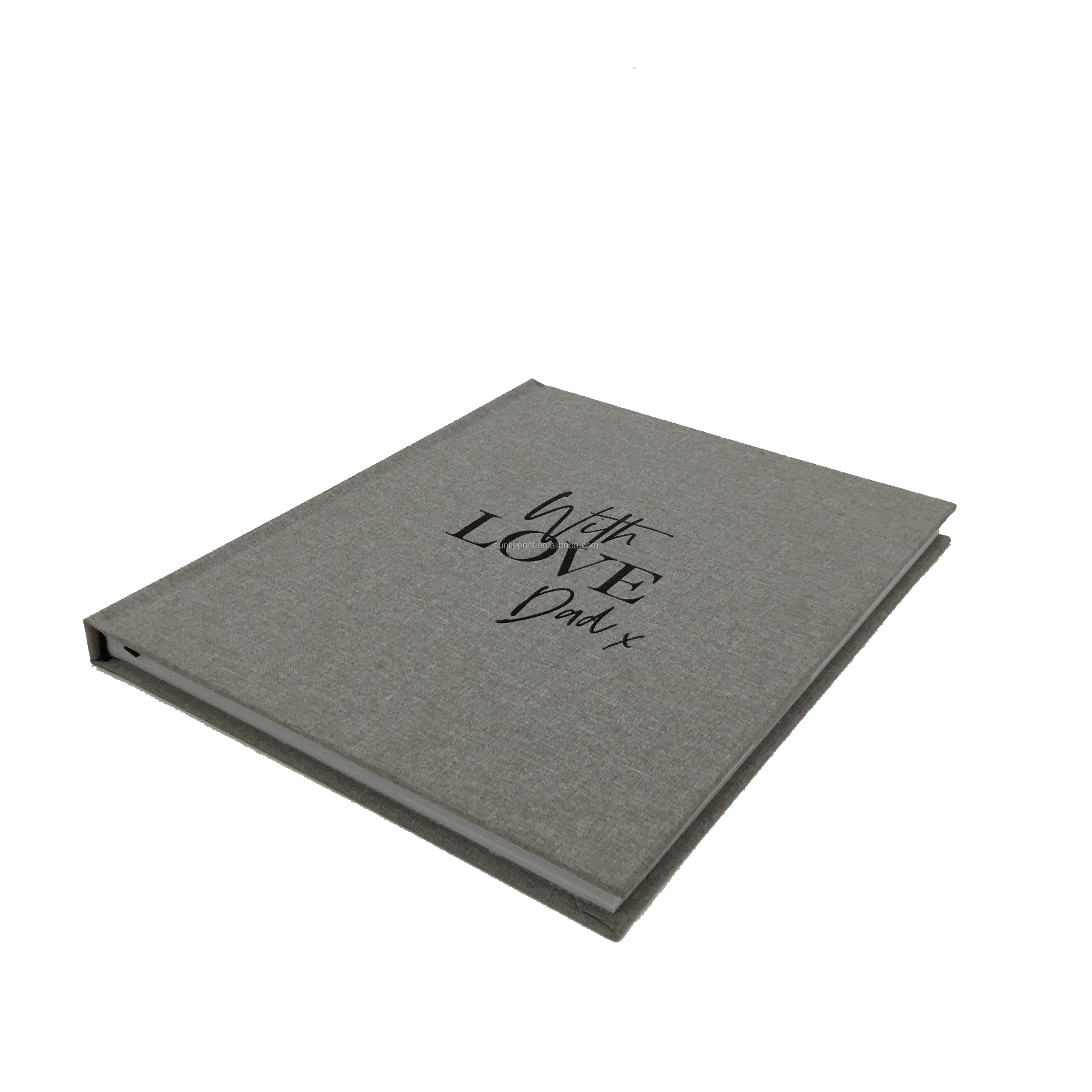 MOQ 100pcs Factory Wholesale Low Price Custom books Print Hardcover With Fabric/Linen Cloth Book Printing