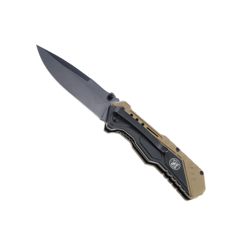 Hot Sale Oem Logo Black Metal Men Pocket Knives