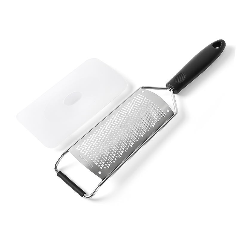 Multi-function Small diameter Silicone Handle Planer Stainless Steel Grater Cheese Lemon Chocolate Grater
