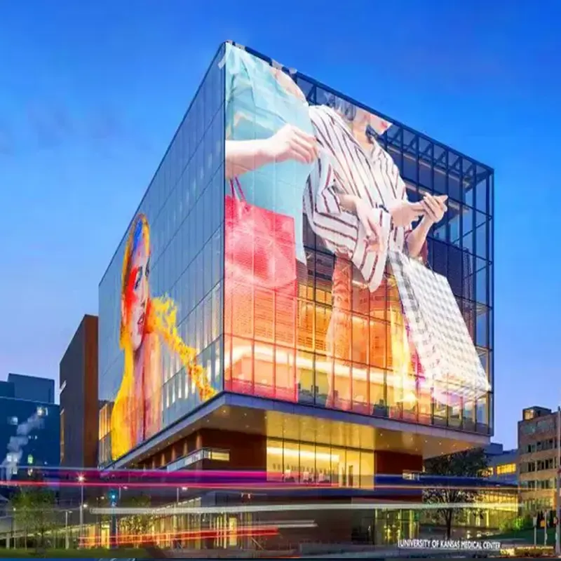 P50 color high-quality animated grid screen outdoor building advertising decoration