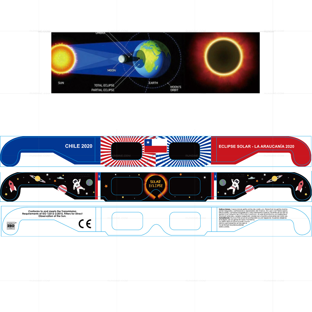 Солнечные очки Eclipse с сертификацией CE безопасные Оттенки для прямого солнцезащитного просмотра очки для защиты глаз