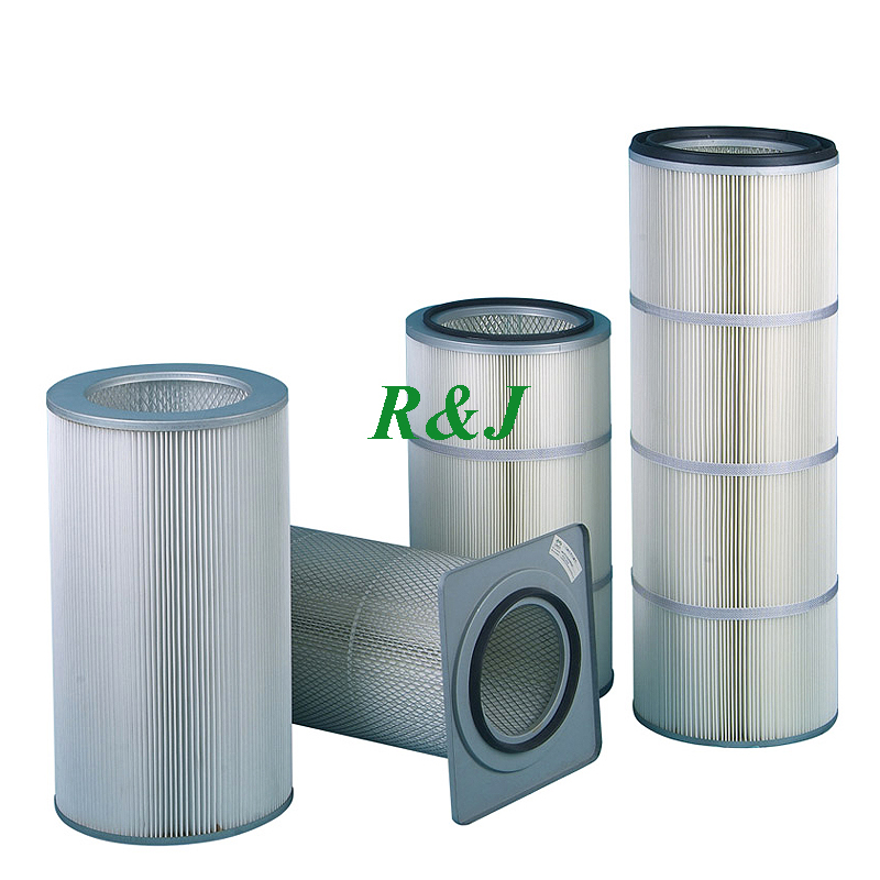 Round Industrial Application Pleated Air Filter Cartridge