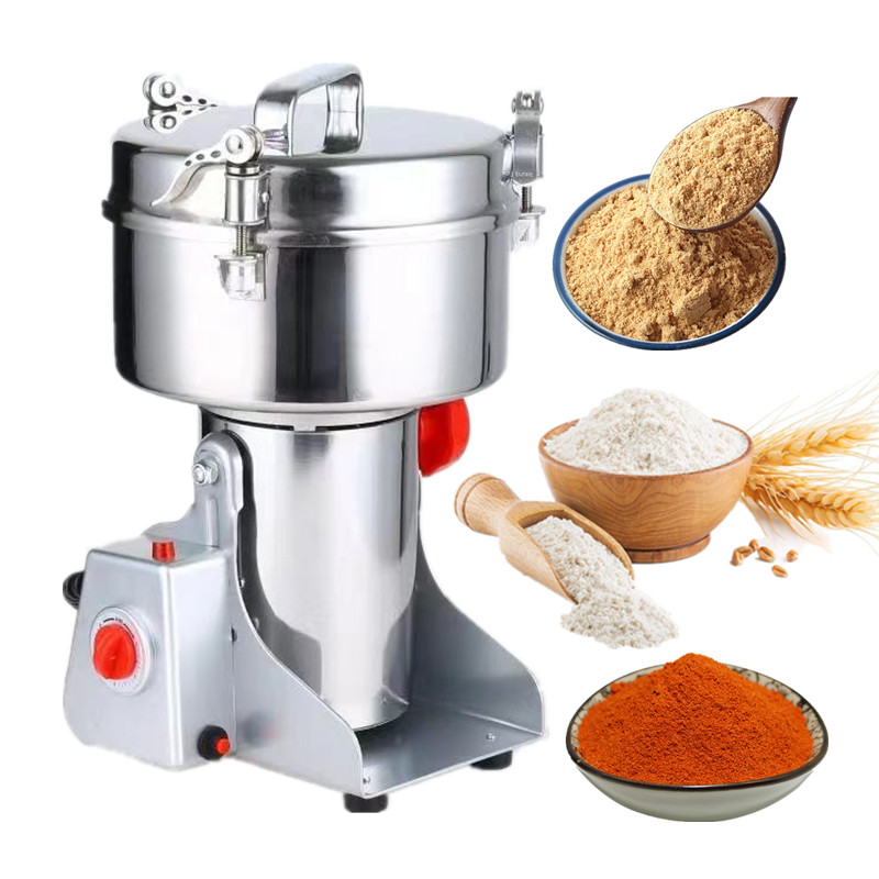 Low price automatic commercial masala powder dried turmeric and coriander corn spice grinding machine flour mille