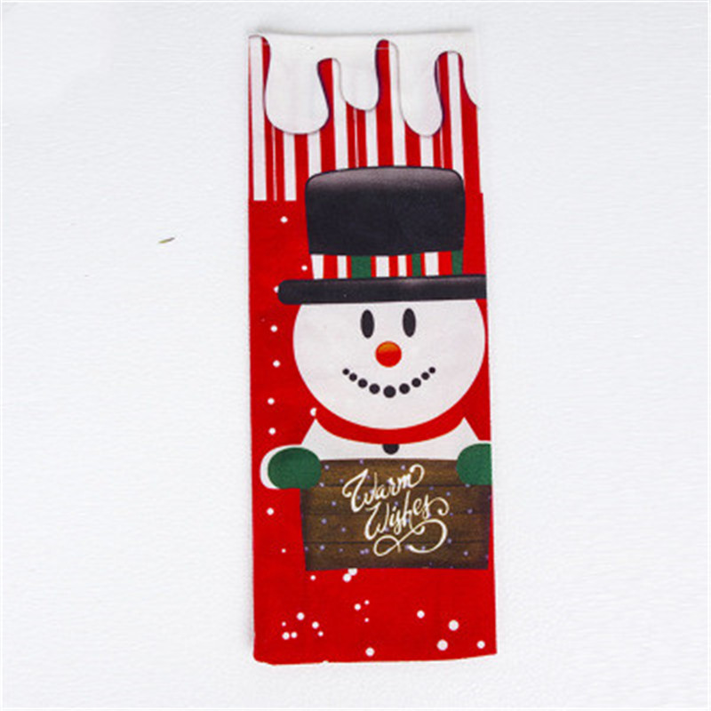 Merry Christmas Decor Wine Bottle Cover Christmas Decorations For Home Christmas Stocking Gift New Year's Decor R1400