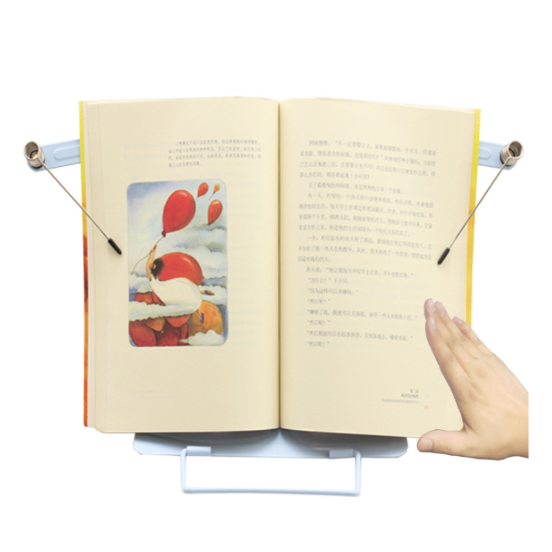 Лидер продаж 2021, современные подставки для книг, прочная легкая подставка для готовки книг без использования рук, настольная подставка для чтения