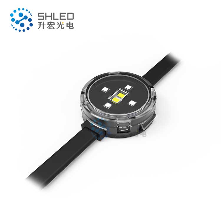 Водонепроницаемый IP67 высокой яркости адресный dmx Rgb 42 мм программируемый светодиодный пиксельный точечный светильник