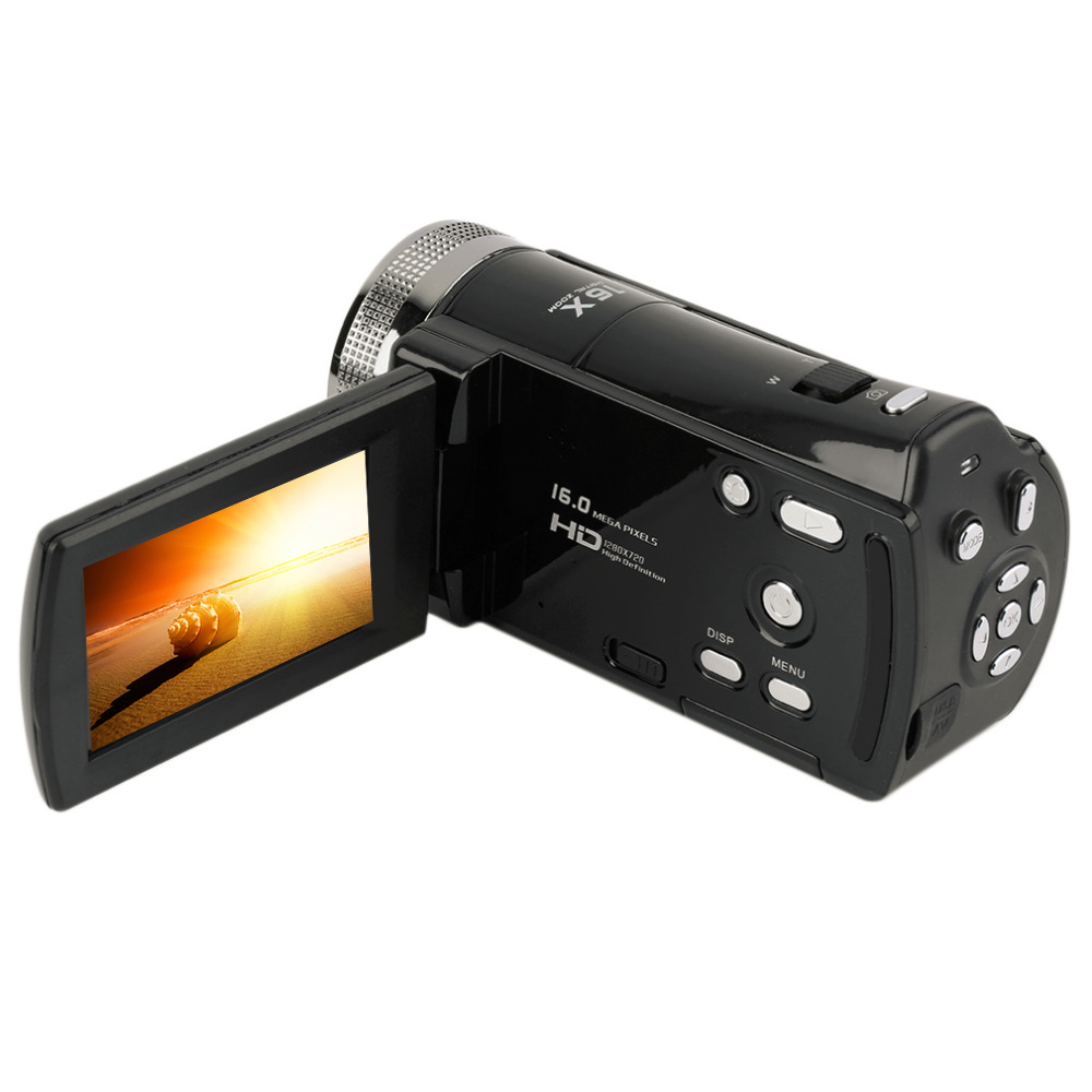 HD Цифровая видеокамера 16mp с монитор экран 2,7 inch ЖК 16X цифровой зум с 270 градусов вращение DV-C6