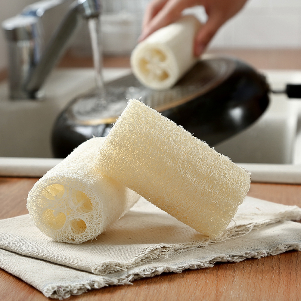 Masthome organic natural body shower loofah sponge bath dish sponge kitchen loofah sponge body and face