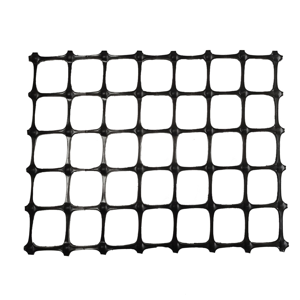 geogrid slope stabilization extruded pp geogrid for retaining wall