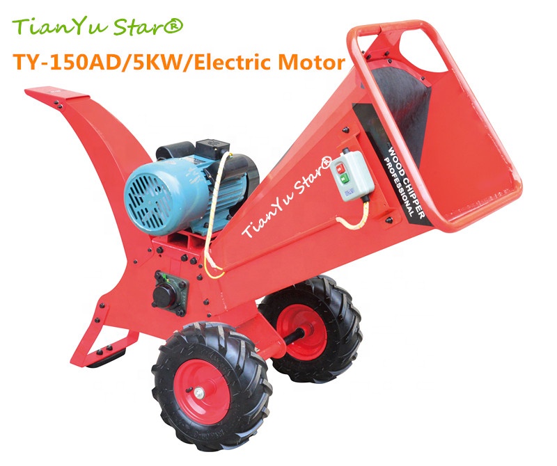 Garden Tree Branch Crusher Machine Chipper Shredder for Sale Electric Wood HEN Power Origin Cutting Type Speed Product Min Place