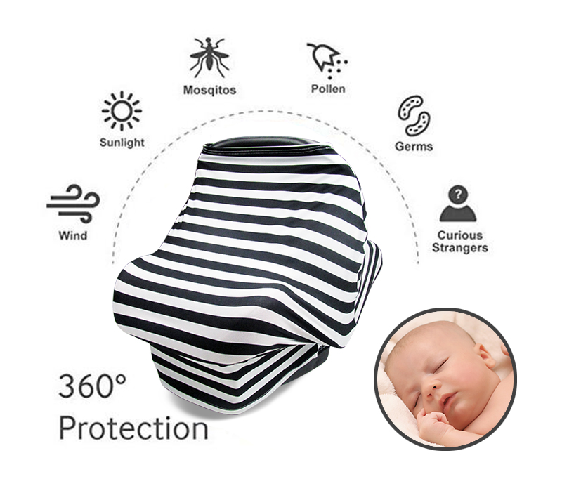 Soft Breathable Stretchy Baby Breastfeeding Nursing Cover