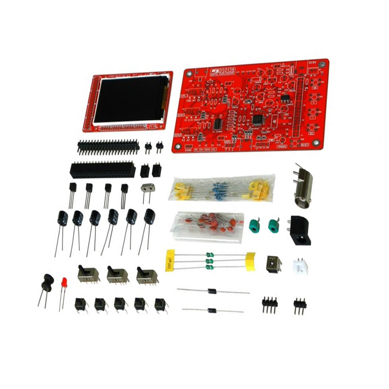 DSO138 2,4 "TFT цифровой осциллограф Набор DIY 200 кГц тестер 1Msps полоса пропускания зонд Электронный производственный набор (не solded)