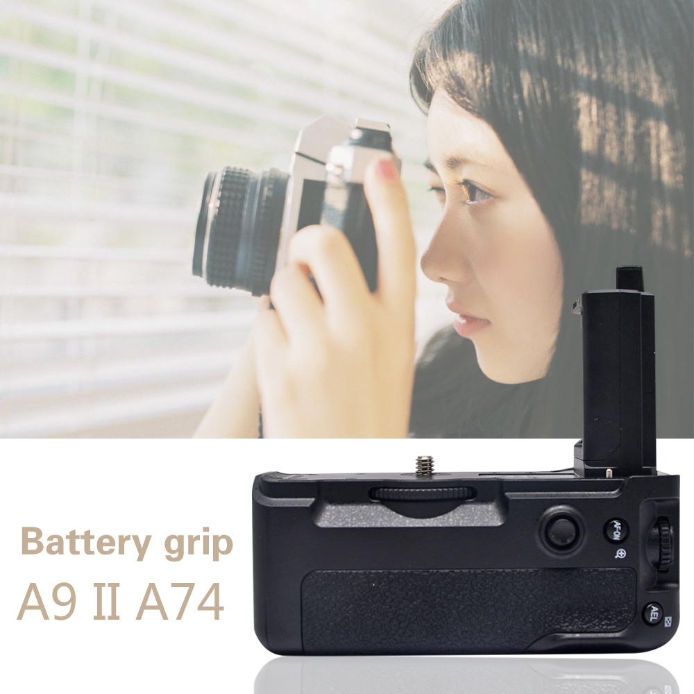 Увеличением фокусного расстояния Mcoplus BG-A7IV Вертикальная батарея с Grig для Sony A7RIV /a7IV/a9II камера работает с NP-FZ100 батарея