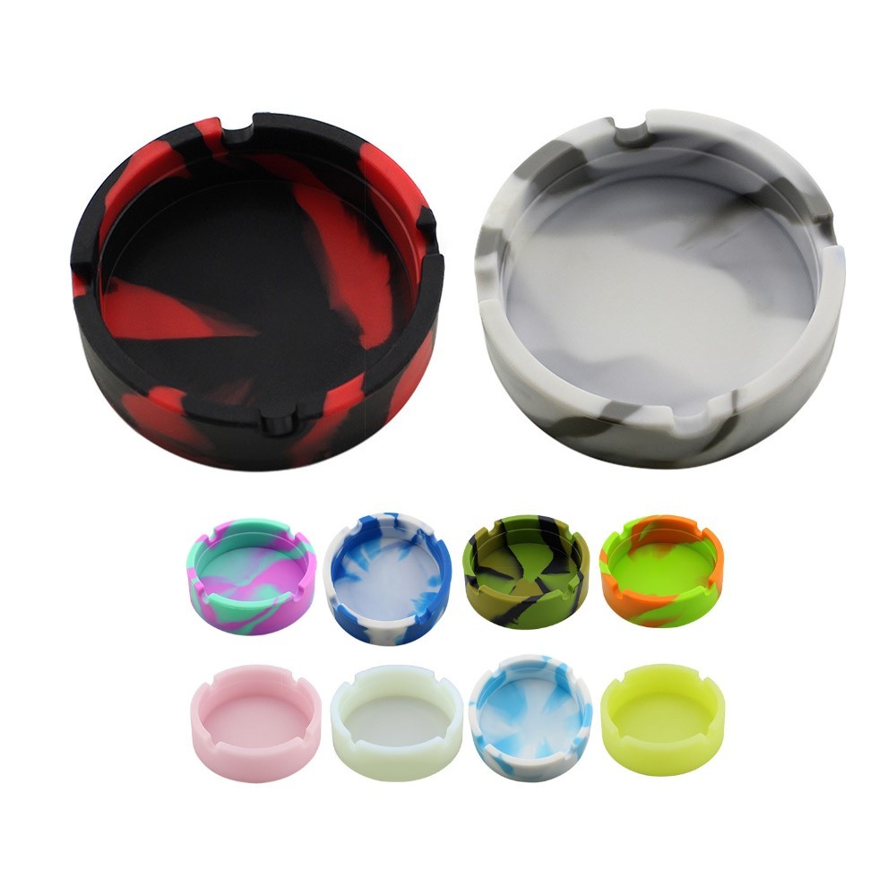 Other Lighters & Smoking Accessories Outdoor Portable Pocket Silicone Ashtray for Car