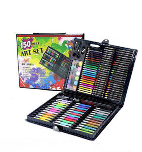 Hot Sale 150 Pcs School Kids Drawing Stationery Set Art Sets For Painting