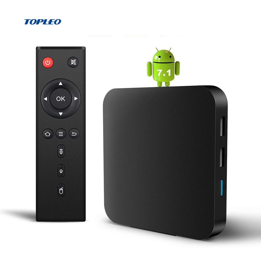 TOPLEO Быстрая доставка TX3 mini Amlogic S905W 1GB 8GB 4K android 7,1 smart tv приставка