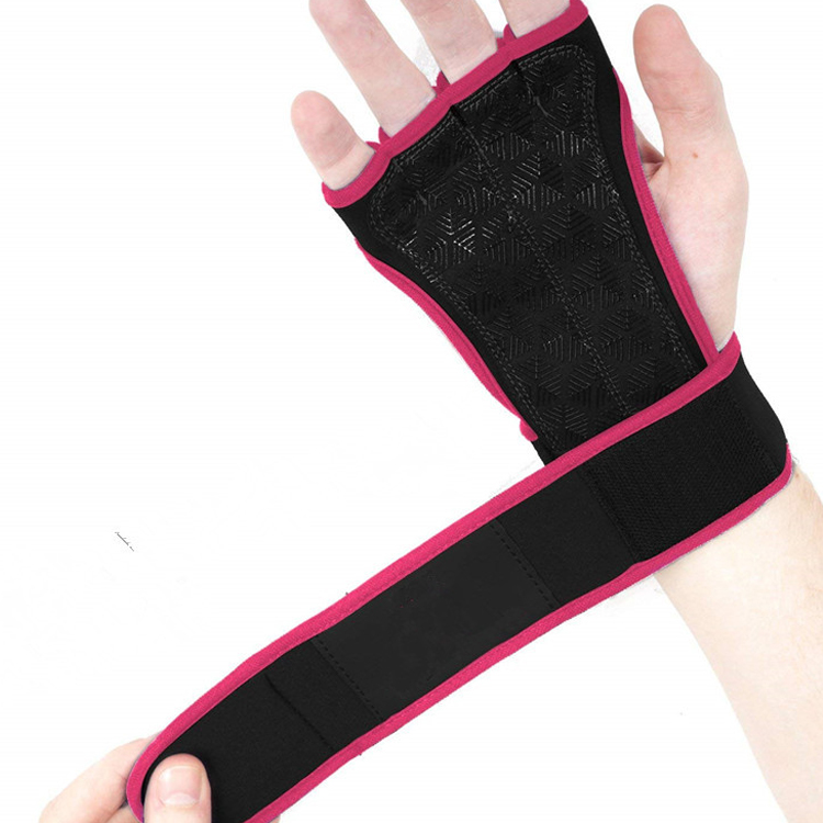 Weight Lifting Gym Sports Workout Cross Training Fitness Fingerless -Glove