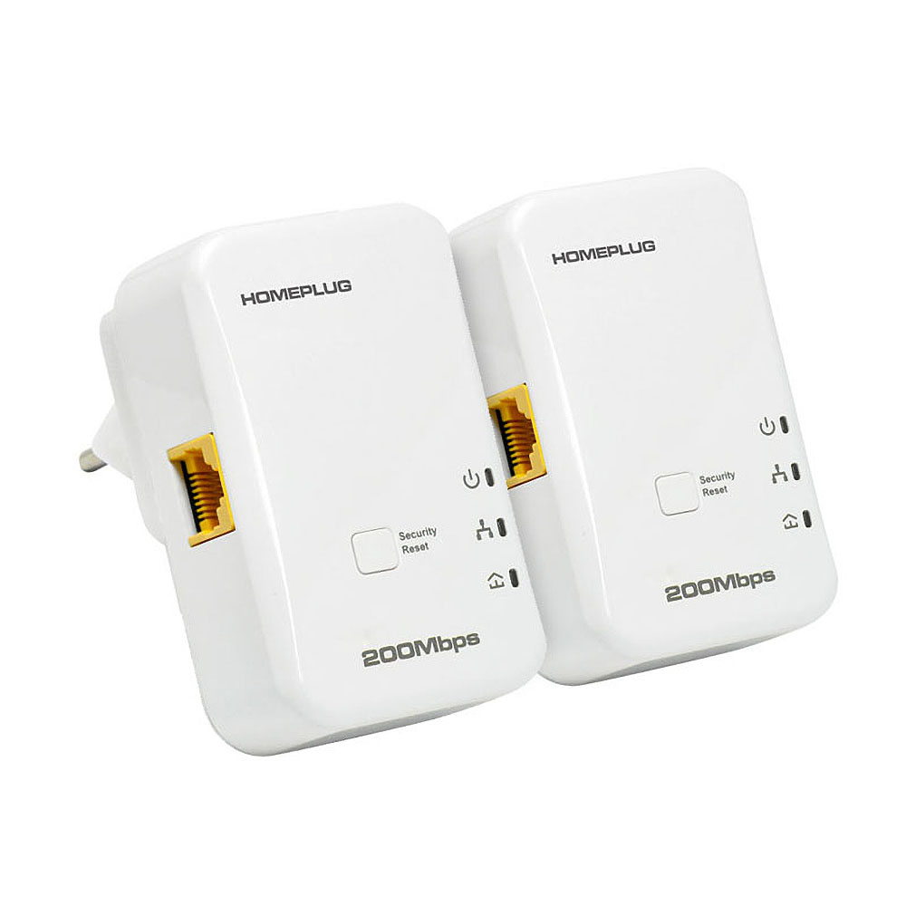 200 Мбит/с ПЛК powerline сетевой адаптер 85m homeplug powerline