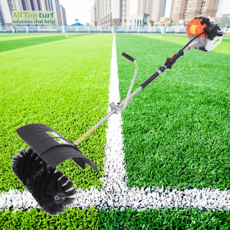 Upgrade Power Brush Power Broom Sand and Rubber Brushing Filling Brush for Artificial grass 52CC engine 