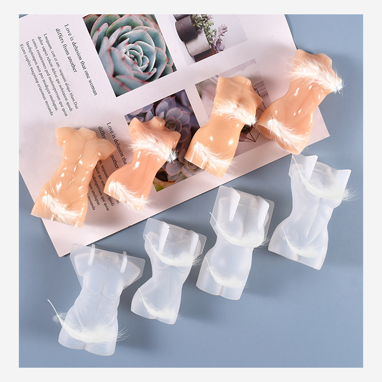 VPRO Candle Moulder Simulated Human Body DIY Silicone Mold For Resin Molds