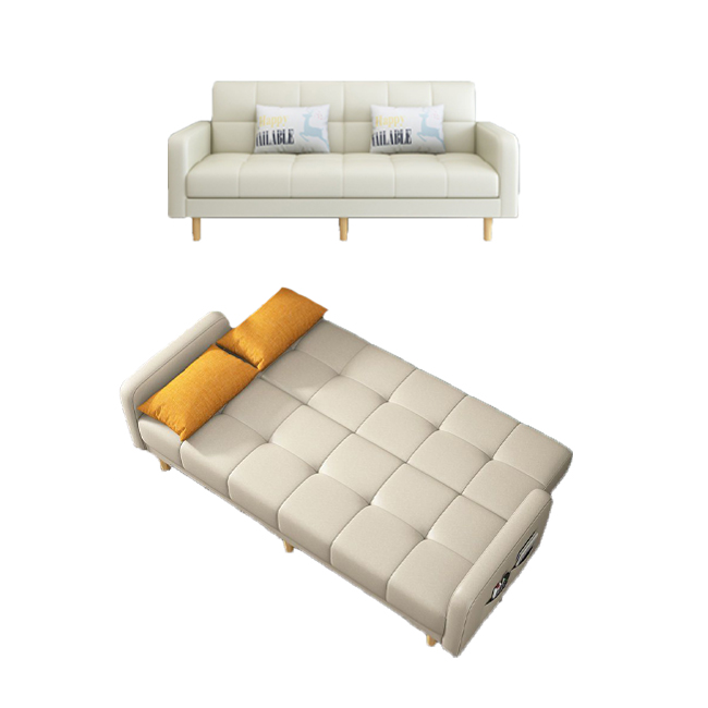 Modern European Metal Frame Living Room Foldable Sofa Cum Bed Storage Folding Sofa Bed Home Apartment furniture