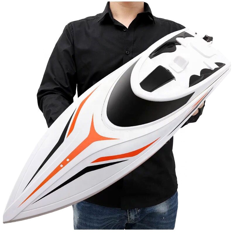 Amiqi TkkJ H105 New Engine Fishing Ptrol Ship Tug Gasoline Rc Toy Remote Control Bait Boat Catamaran Gasoline
