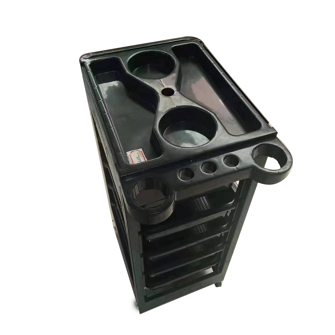 Hot Hair Salon Barber Tools Trolley Multi-layer Utility Large Capacity Barber Equipment Trolley with Wheels