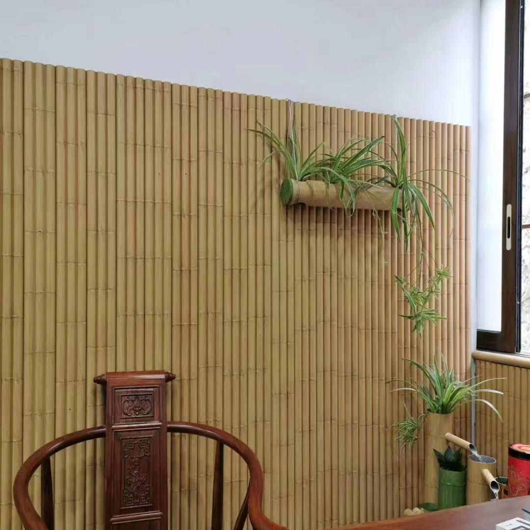 Tonkin Bamboo Cane Garden Stake Moso Nature Artificial Raw Bamboo Poles Cheap Price Wholesale Synthetic Bamboo Fence