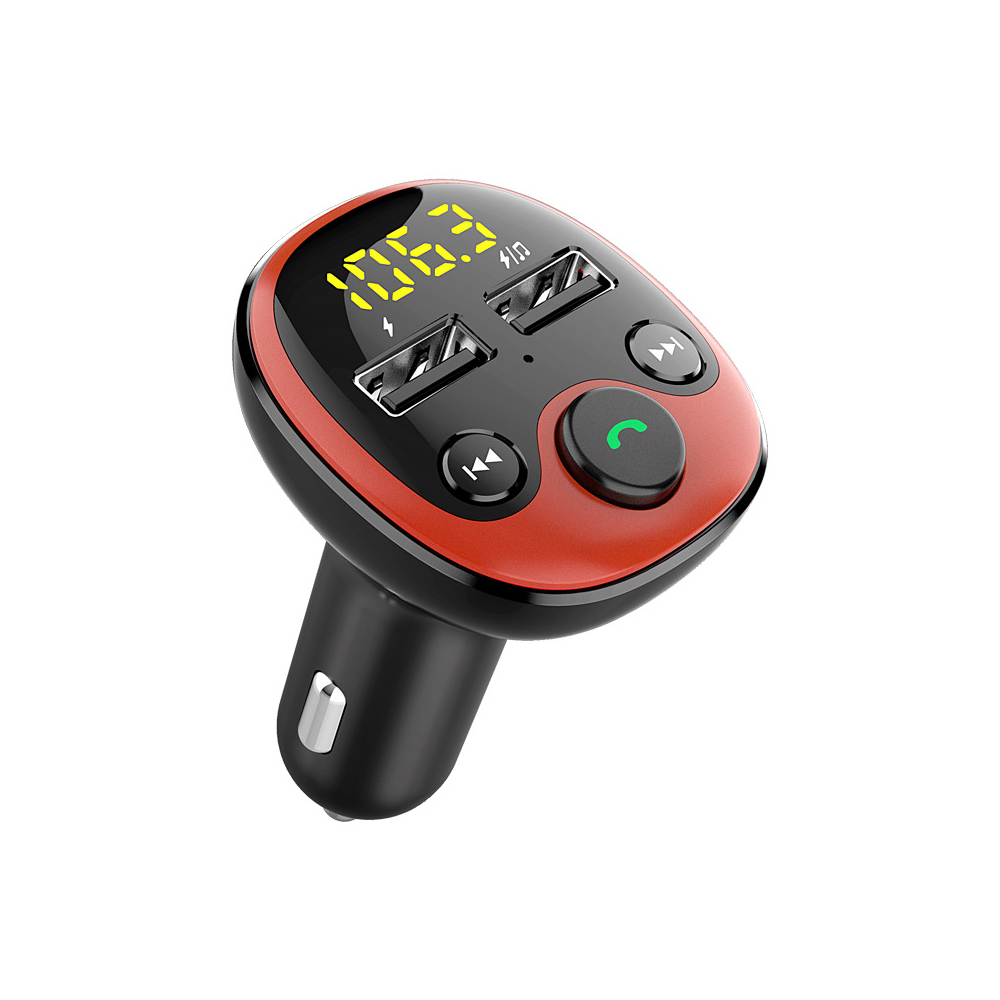 In stock 2021 New Car Electronics 5V 3.1A Dual Usb Car Charger Bluetooths Handsfree Car Kit Fm Transmitter