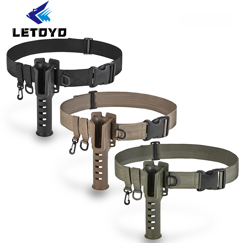 Ремень для удочки LETOYO, регулируемый держатель для удочки, уличный инструмент для приманки, спиннинг, кастинговое удилище