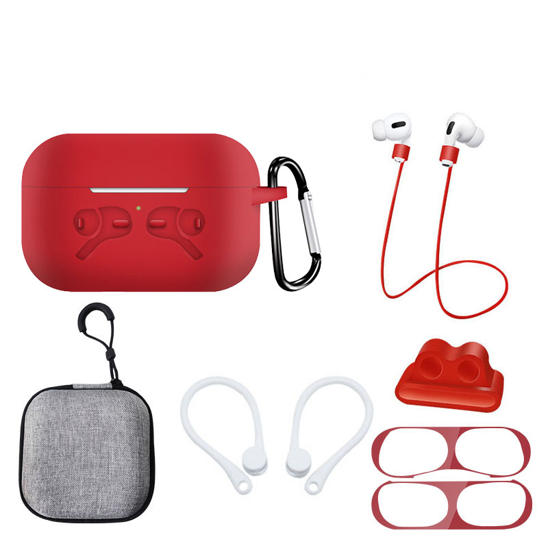 Лидер продаж, силиконовый чехол 7 в 1 для Airpods Pro, чехол для наушников Air Pods 3